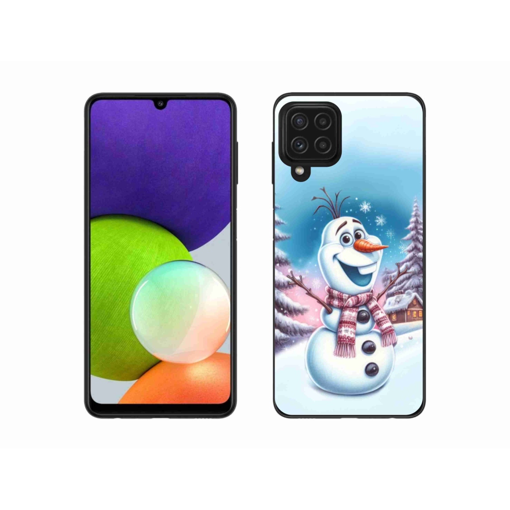 Gelový kryt mmCase na Samsung Galaxy A22 4G - ledové království