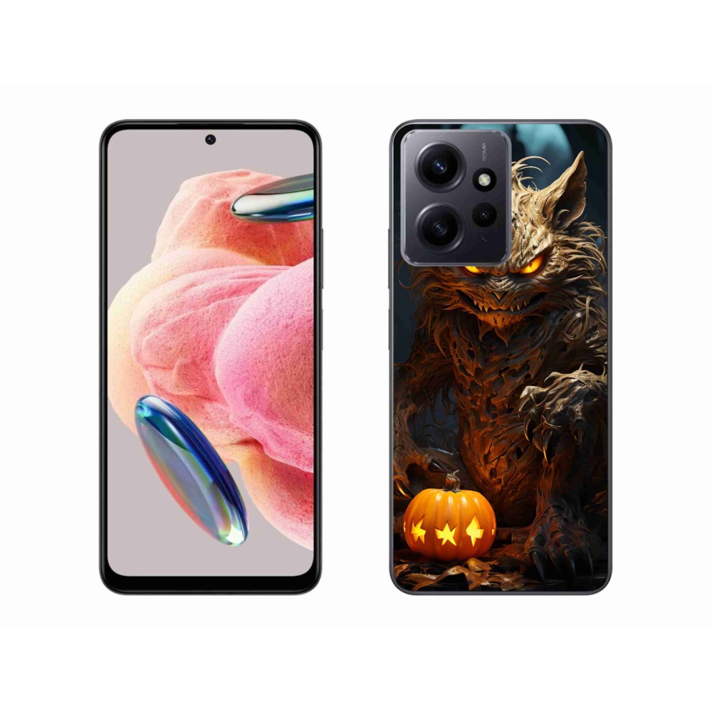 Gelový kryt mmCase na Xiaomi Redmi Note 12 4G - halloweenská příšera
