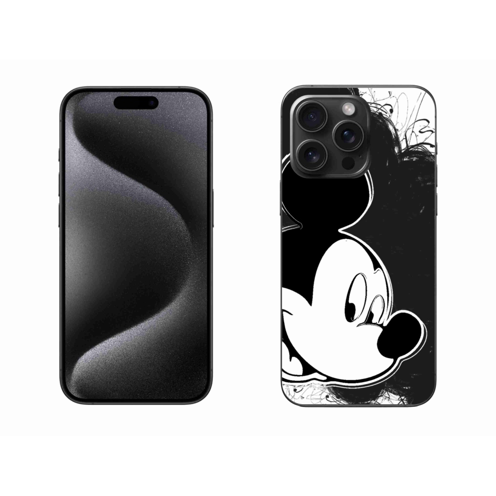 Gelový kryt mmCase na iPhone 15 Pro Max - mickey mouse 1