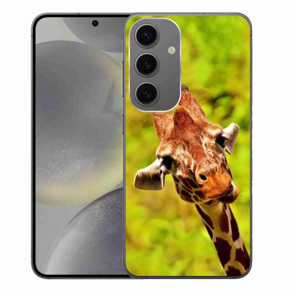 Gelový kryt mmCase na Samsung Galaxy S24+ - žirafa