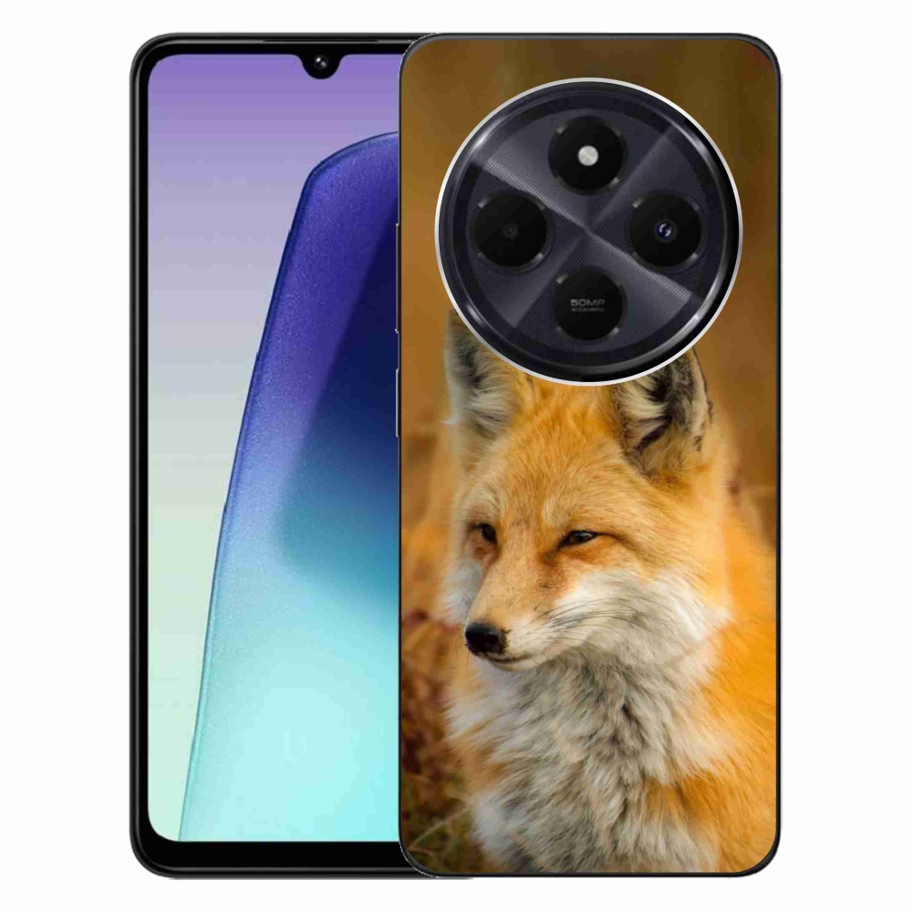 Gelový kryt mmCase na Xiaomi Redmi 14C/Poco C75 - liška