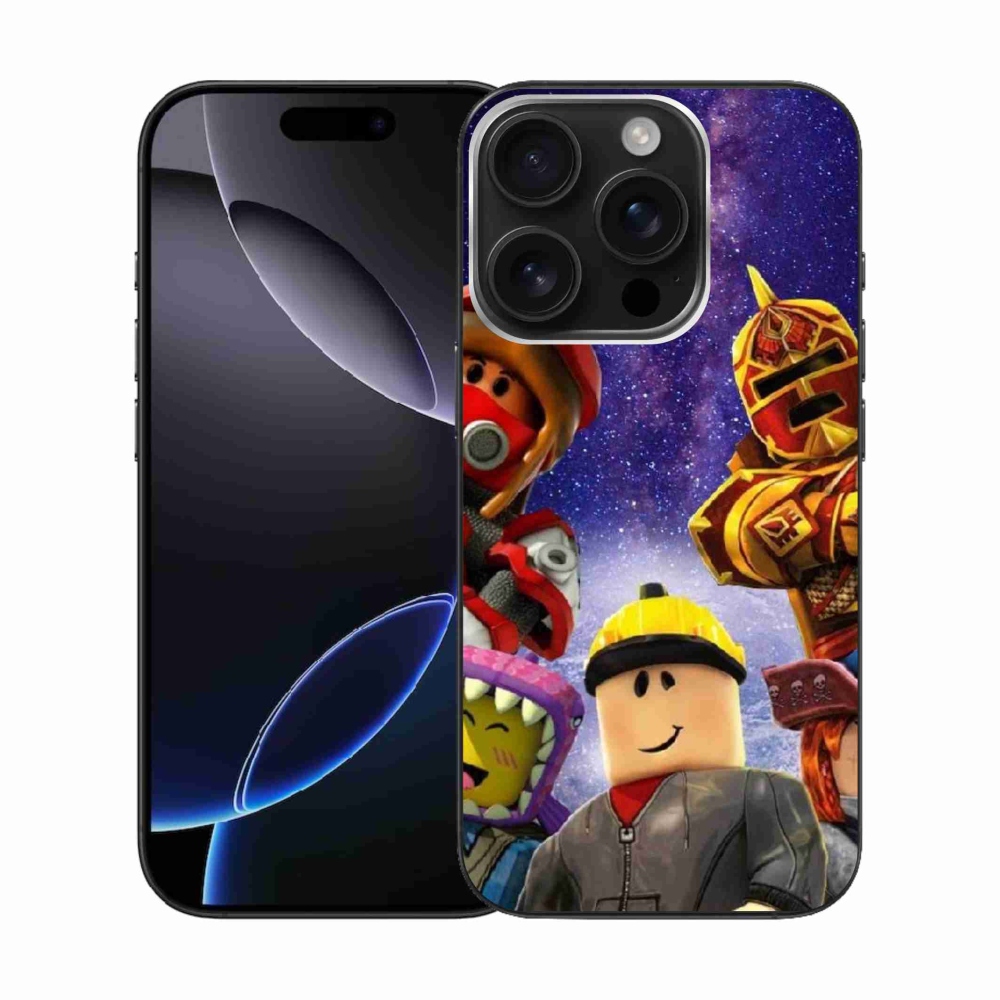 Gelový kryt mmCase na iPhone 16 Pro - roblox 3