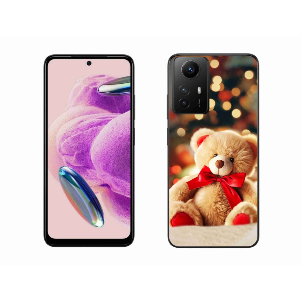 Gelový kryt mmCase na Xiaomi Redmi Note 12S - plyšový medvídek
