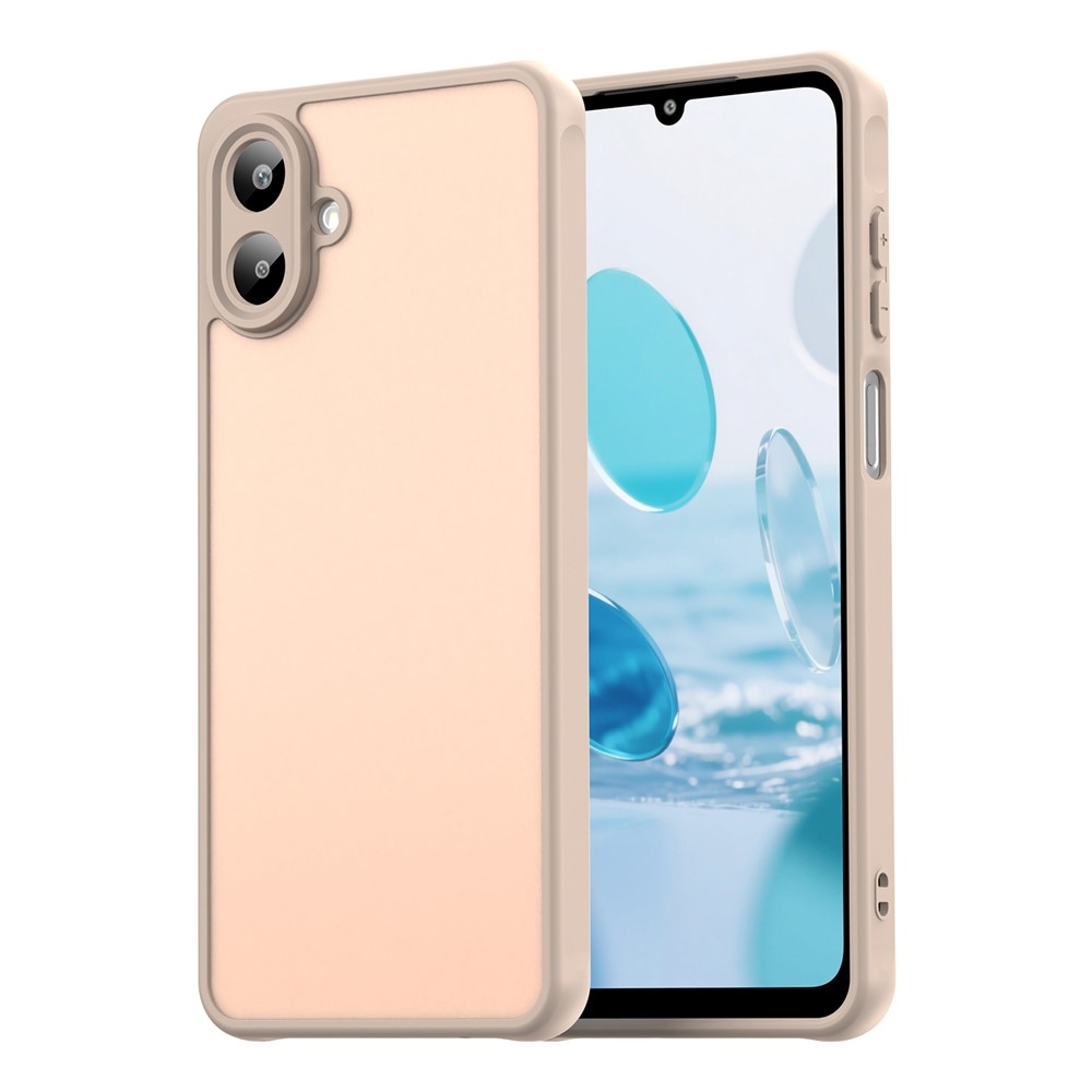 Proof gelový obal s pevnými zády na Samsung Galaxy A07 4G - oranžový