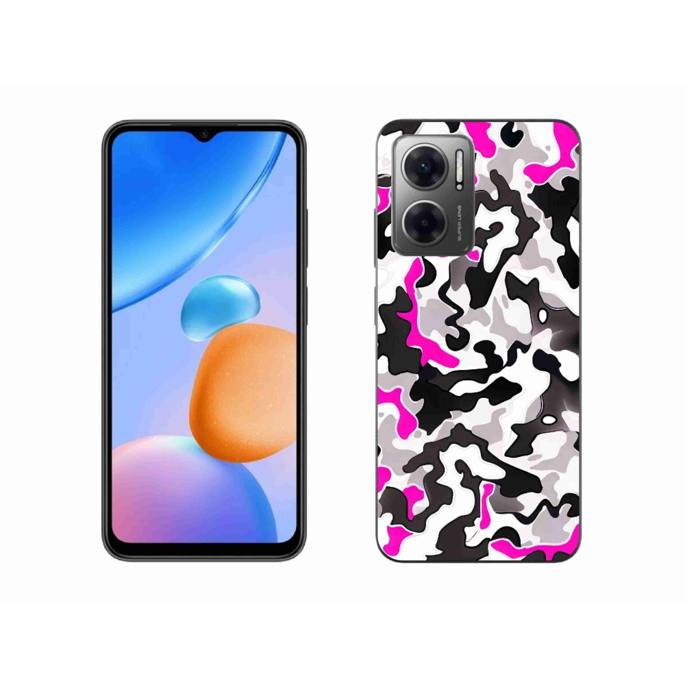 Gelový kryt mmCase na Xiaomi Redmi 10 5G - maskáčový vzor 5