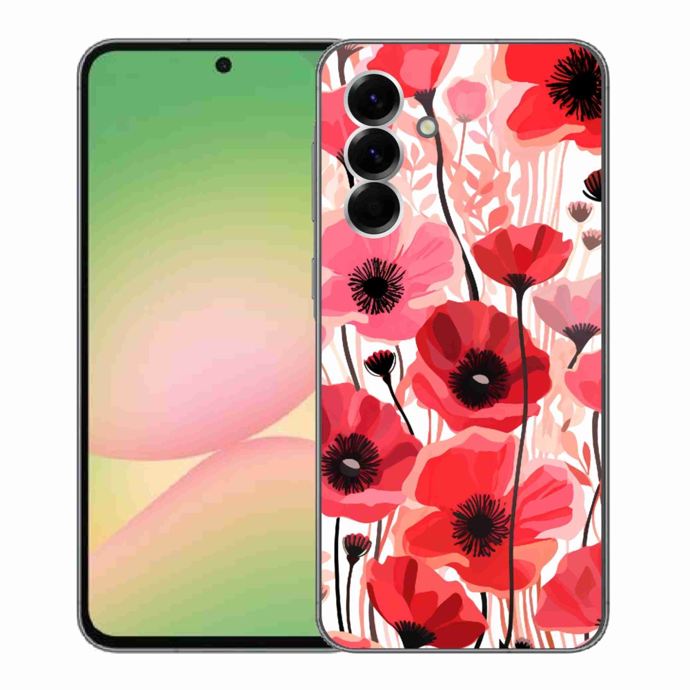 Gelový kryt mmCase na Samsung Galaxy A56 5G - vlčí mák 1
