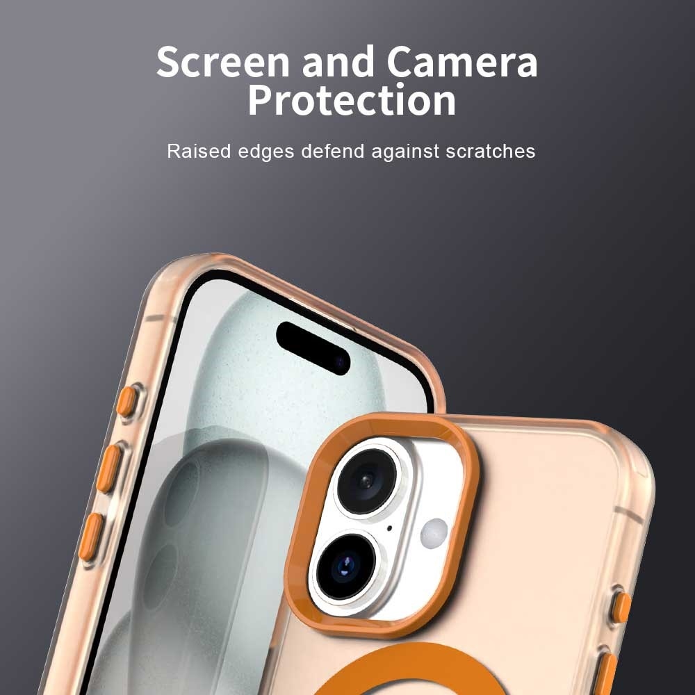 Candy gelový obal MagSafe pro iPhone 17 - oranžový