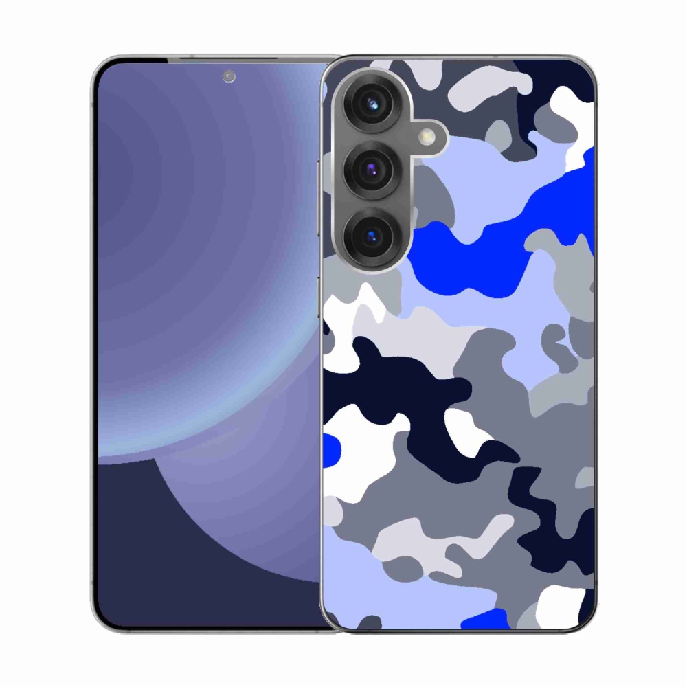 Gelový kryt mmCase na Samsung Galaxy S25 - maskáčový vzor 8