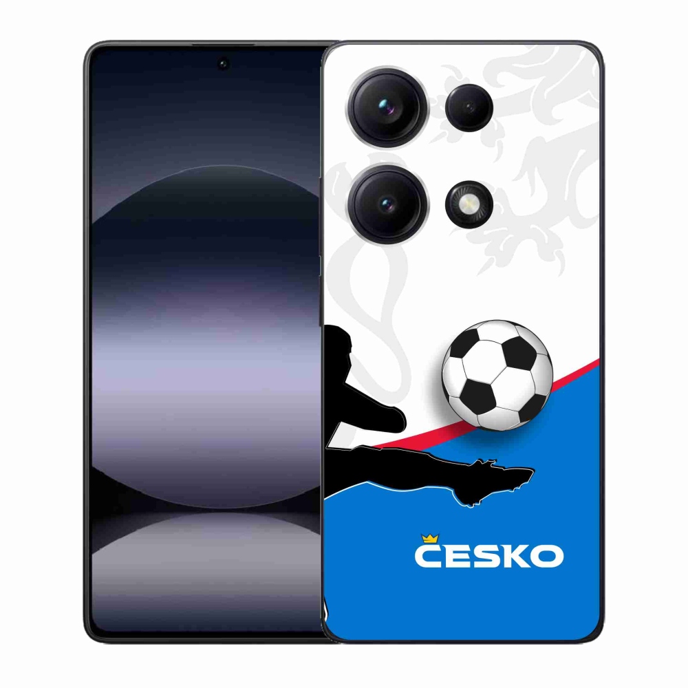 Gelový kryt mmCase na Xiaomi Redmi Note 14S - fotbal Česko 3