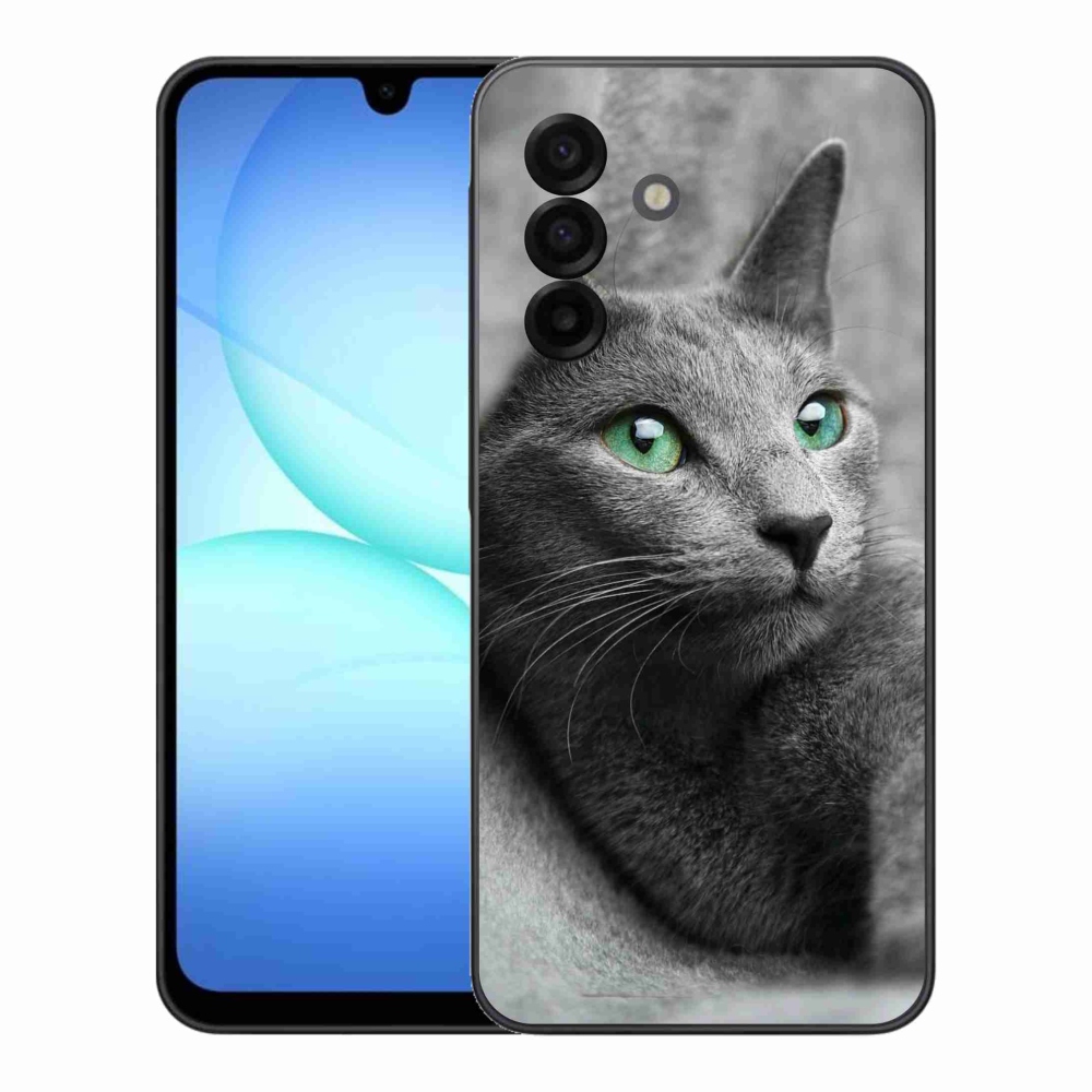 Gelový kryt mmCase na Samsung Galaxy A17 4G/5G - kočka 2