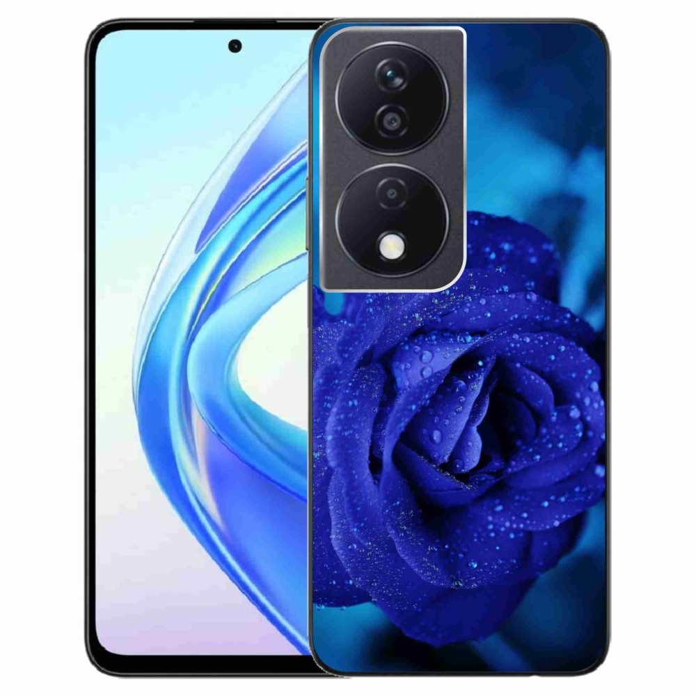 Gelový obal mmCase na Honor X7b/Honor 90 Smart - modrá růže