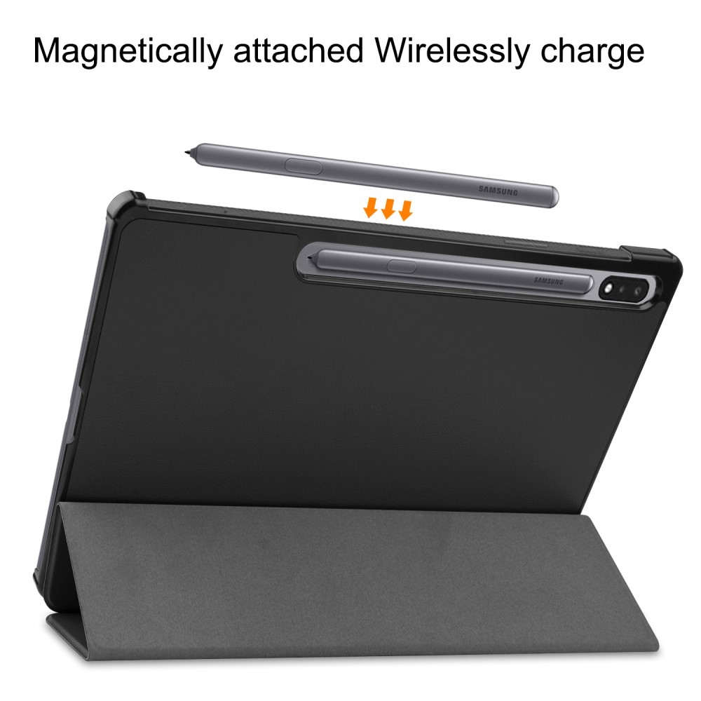 Case chytré zavírací pouzdro na Samsung Galaxy Tab S9+/Tab S10+ - černé