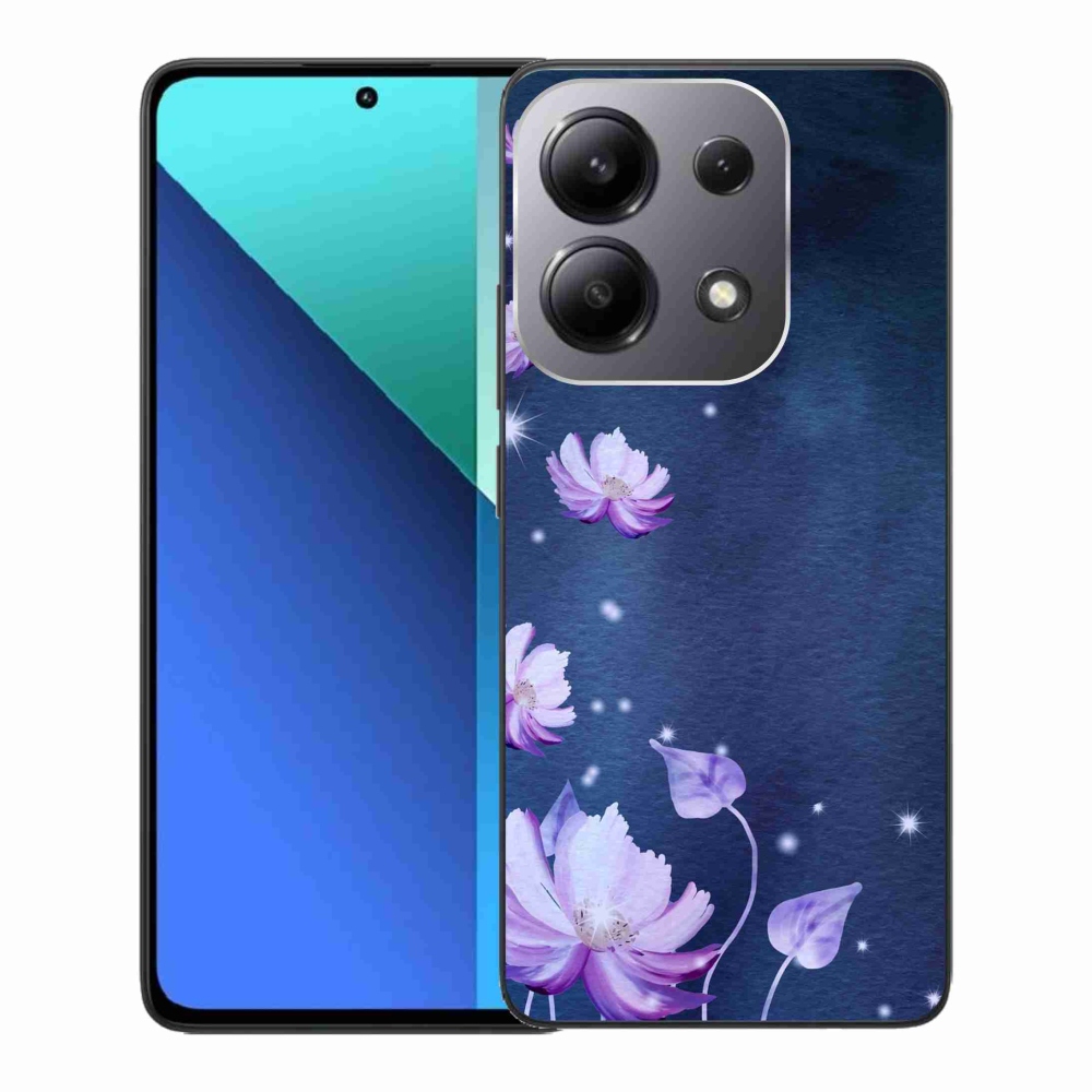 Gelový obal mmCase na Xiaomi Redmi Note 13 - padající květy