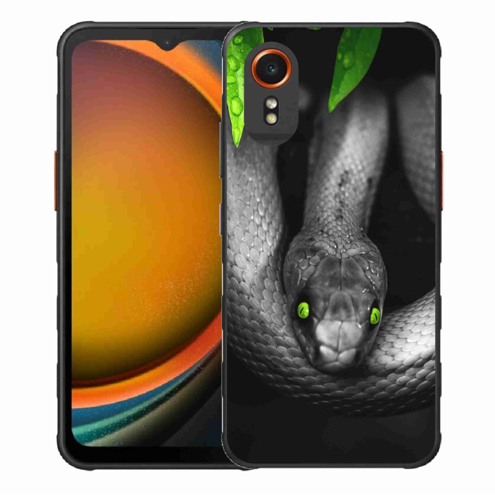 Gelový kryt mmCase na Samsung Galaxy Xcover 7 - had