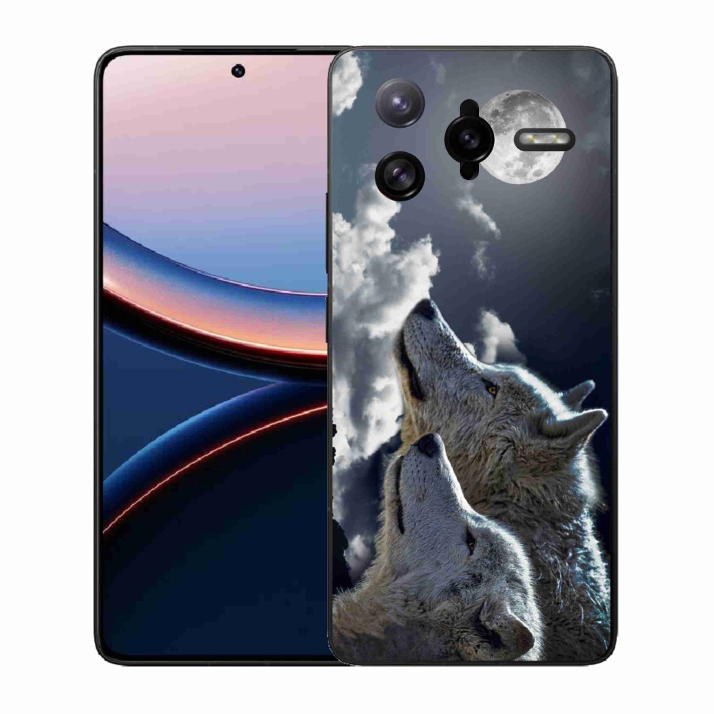 Gelový kryt mmCase na Xiaomi Poco F7 Ultra - vlci