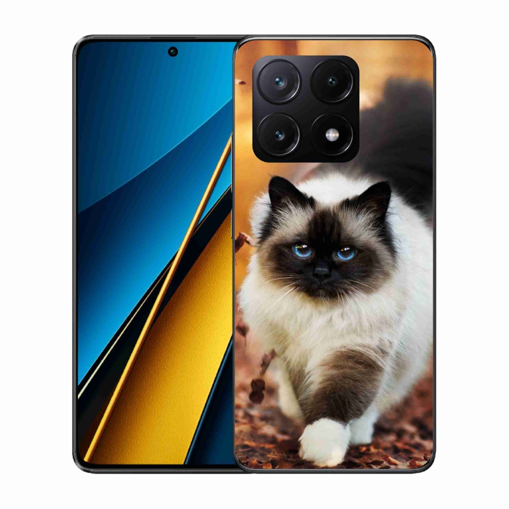 Gelový obal mmCase na Xiaomi Poco X6 Pro 5G - kočka