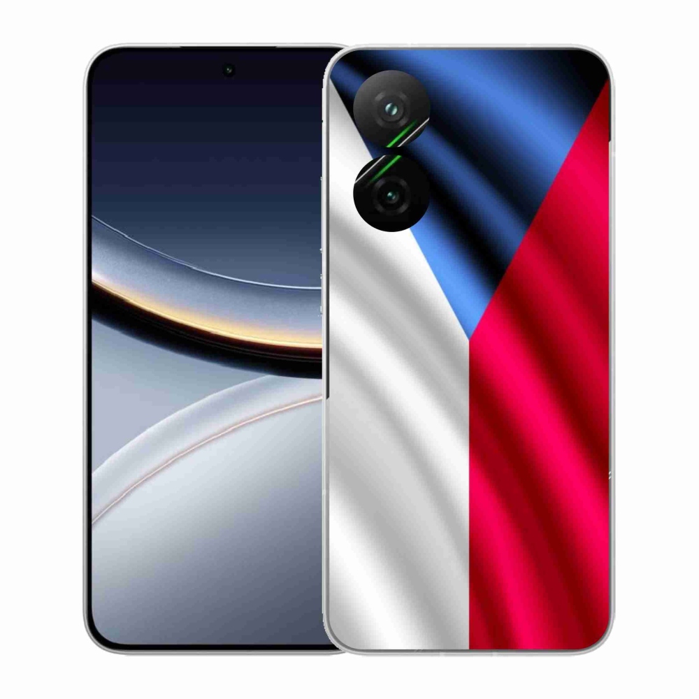Gelový kryt mmCase na Xiaomi Poco F7 5G - česká vlajka