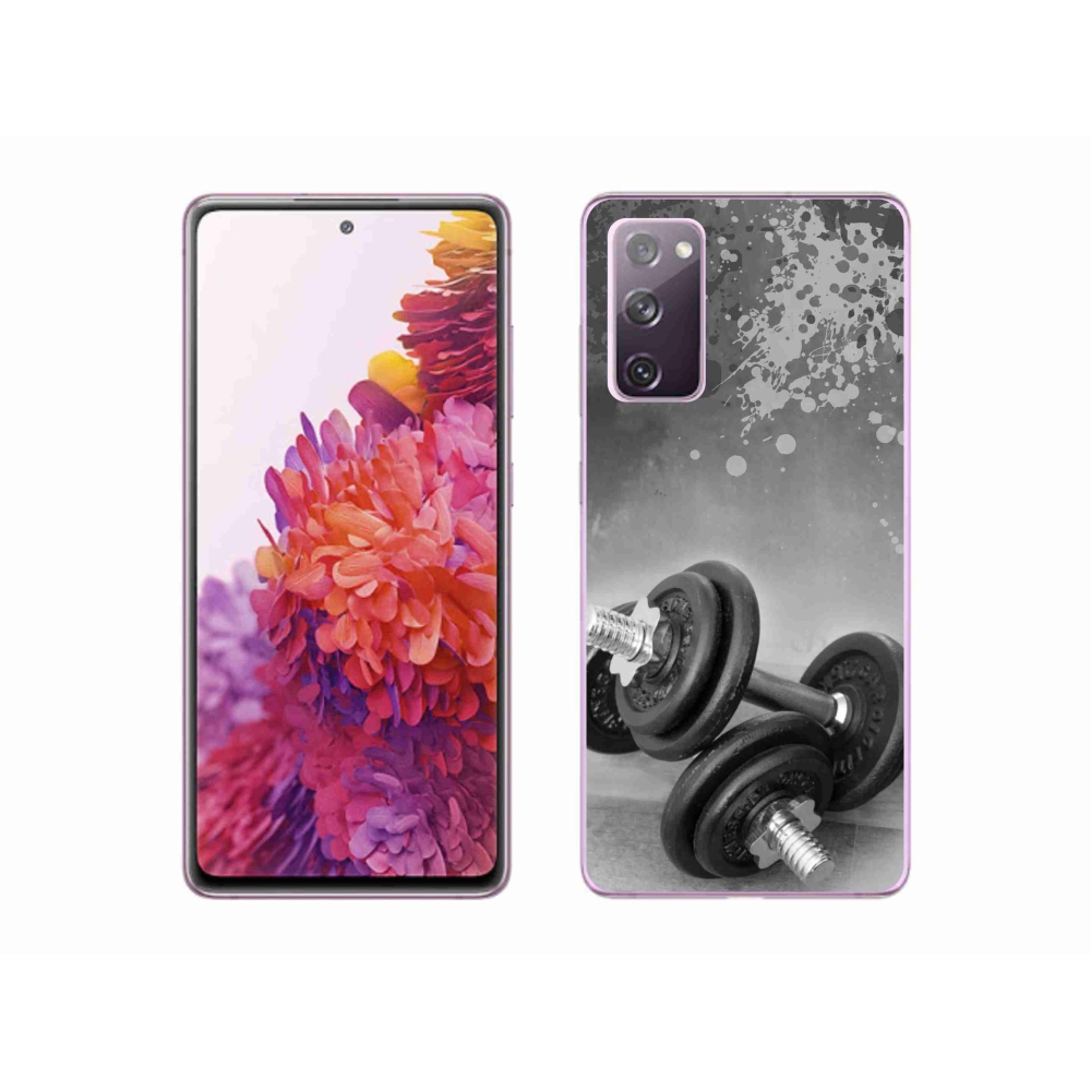 Gelový kryt mmCase na Samsung Galaxy S20 FE - činky 1
