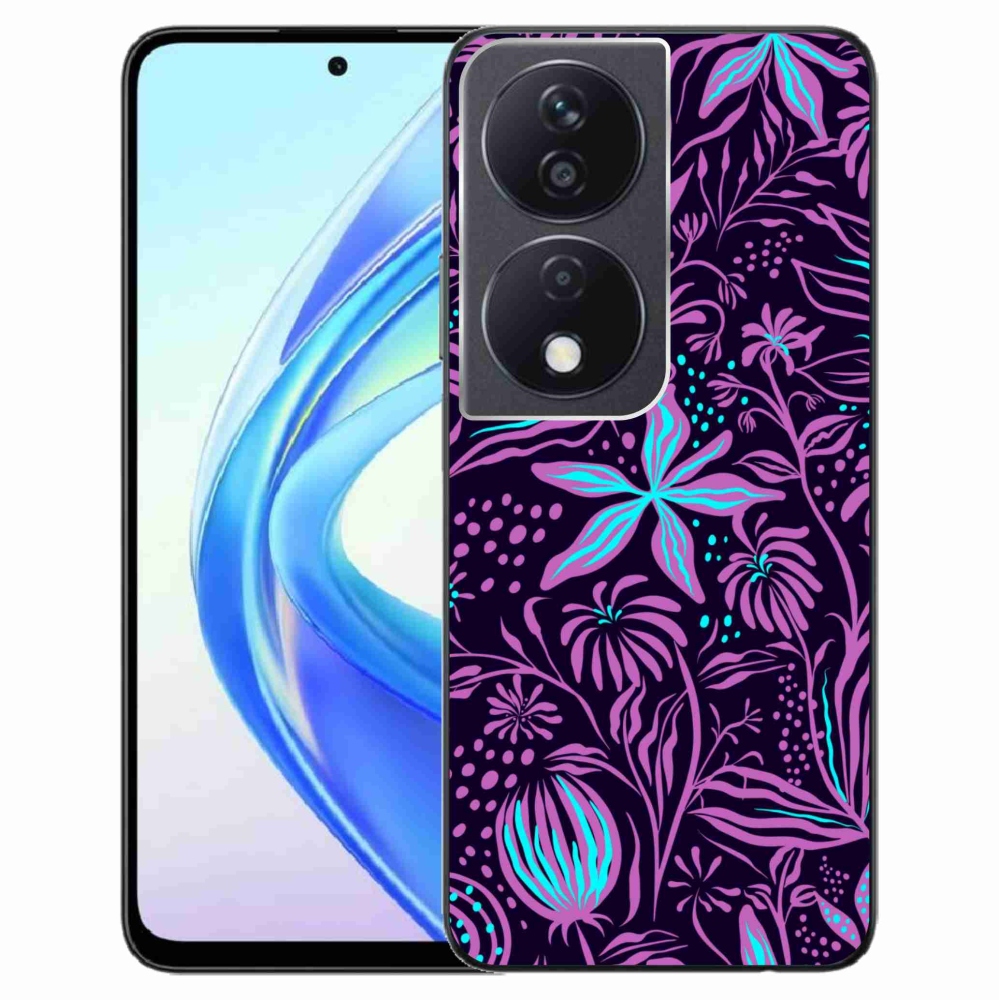 Gelový kryt mmCase na Honor X7b/Honor 90 Smart - květiny 2