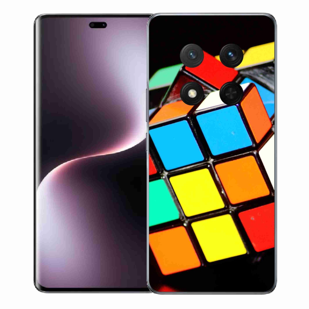 Gelový kryt mmCase na Honor Magic 7 Lite 5G - rubikova kostka