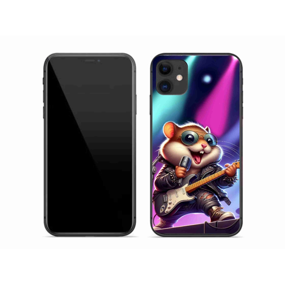Gelový kryt mmCase na iPhone 11 - křeček rocker