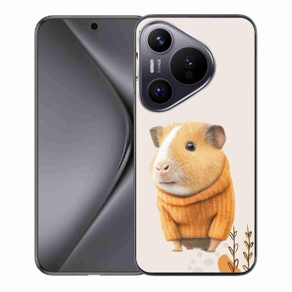 Gelový kryt mmCase na Huawei Pura 70 - morče ve svetru