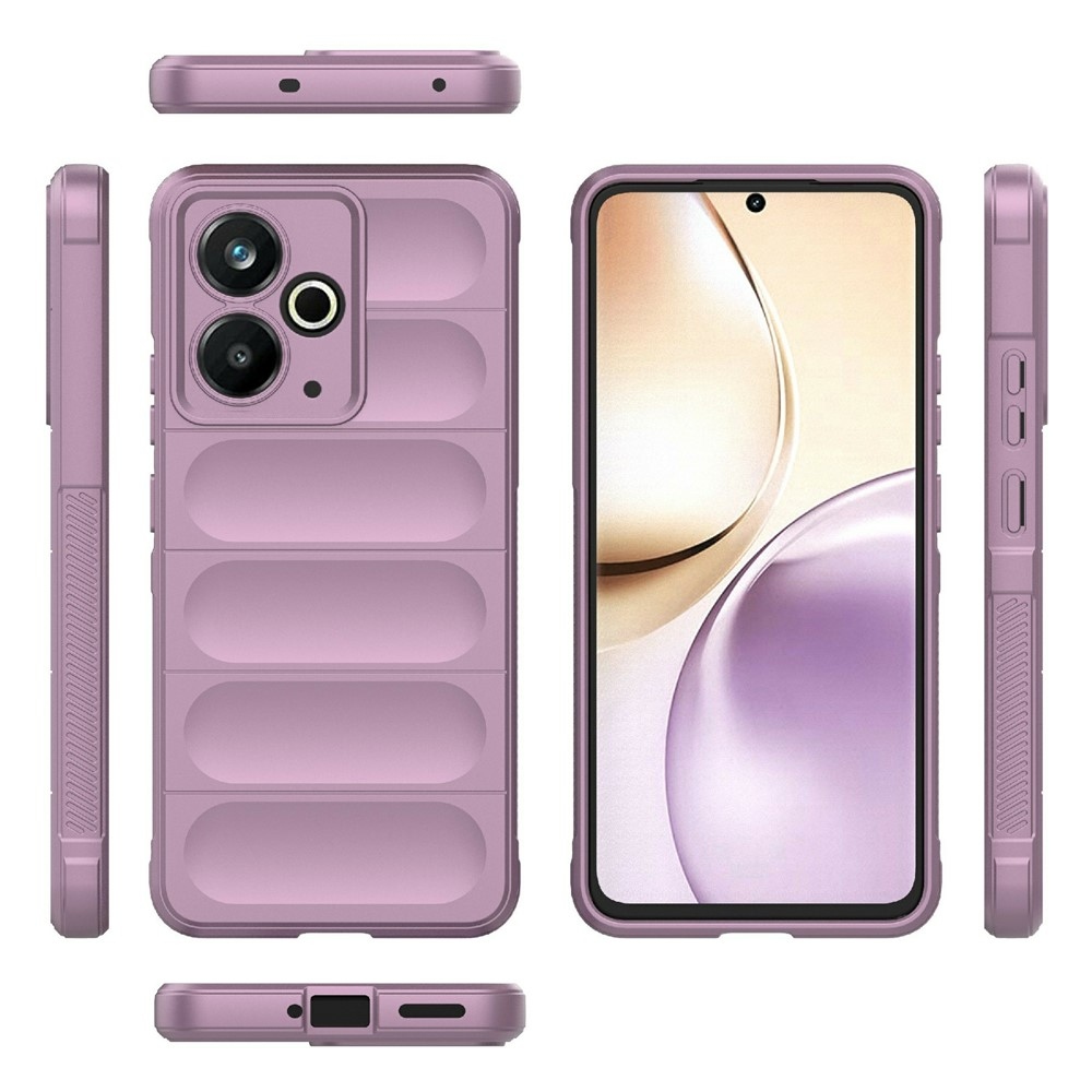 Rugg odolný gelový obal na Realme 14T 5G - světlefialový
