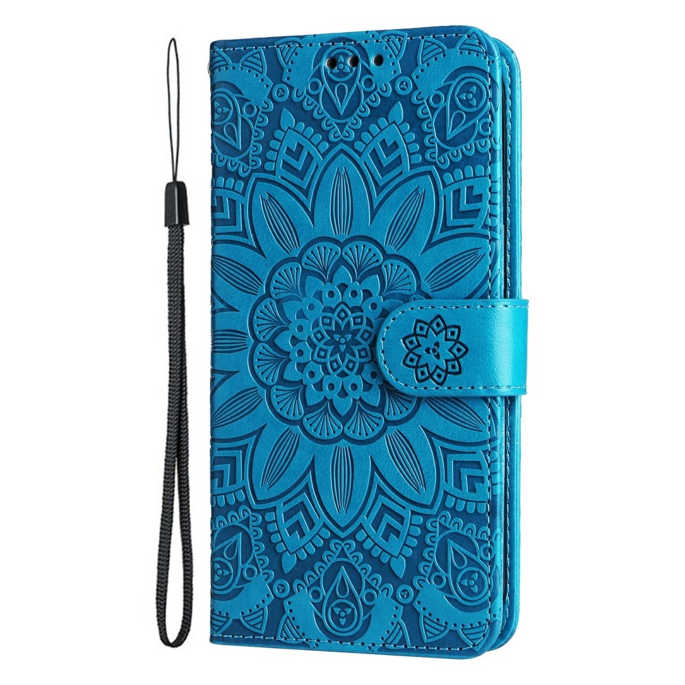Sunflower knížkové pouzdro na Xiaomi 15 - modré