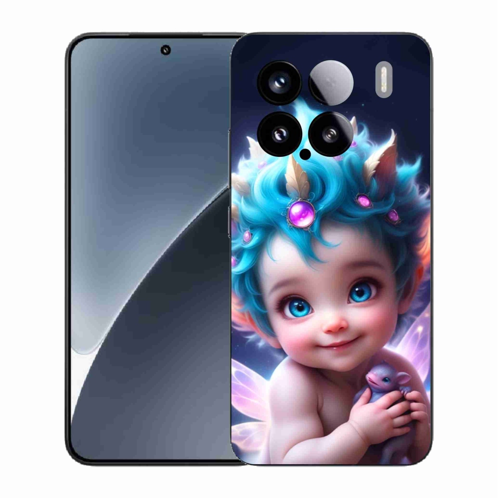 Gelový kryt mmCase na Xiaomi 15 - dítě s motýlími křídly