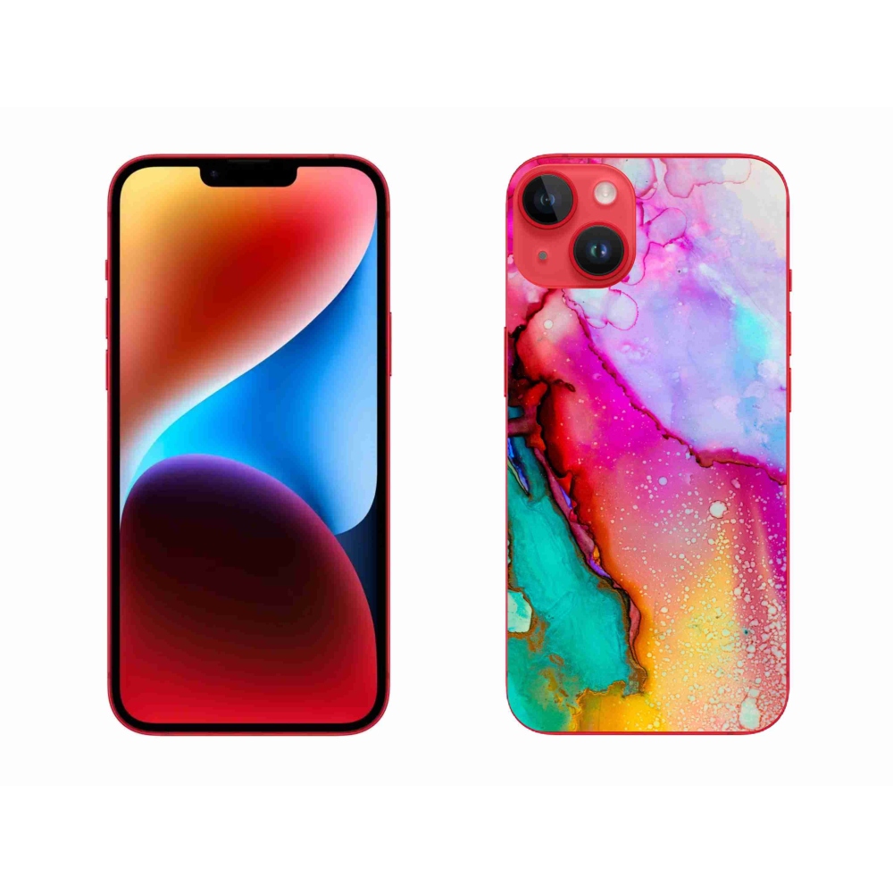 Gelový kryt mmCase na iPhone 14 Plus - abstrakt 24