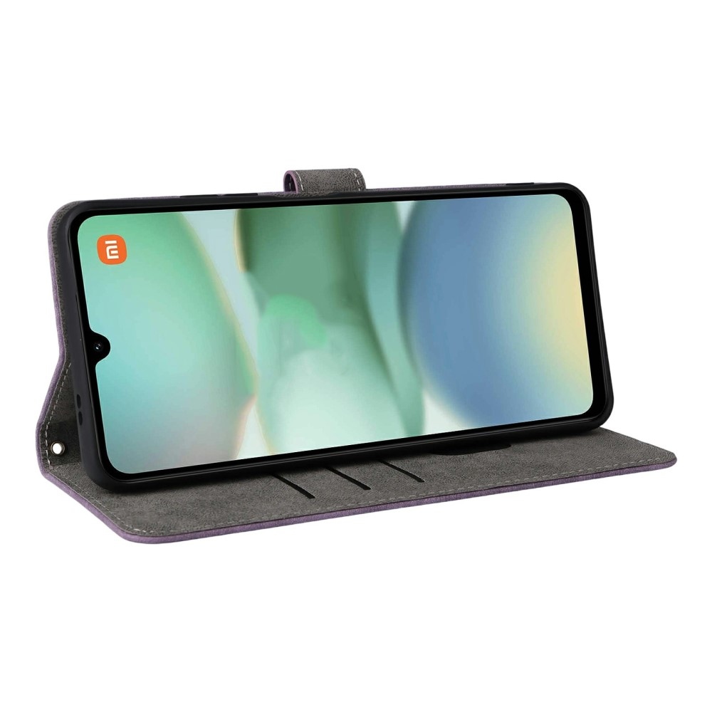 RFID knížkové pouzdro na Xiaomi Redmi A5 (171.7x77.8x8.3mm) - fialové