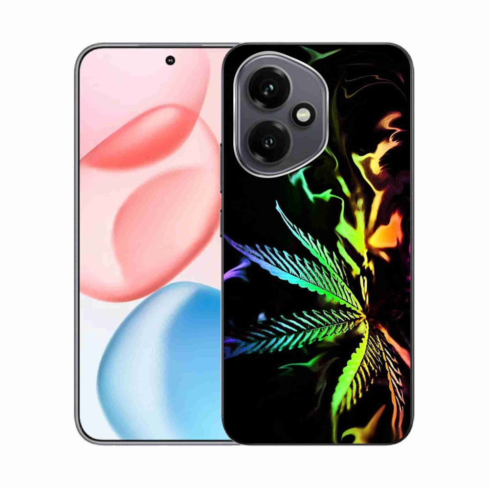 Gelový kryt mmCase na Honor 400 - konopí 2