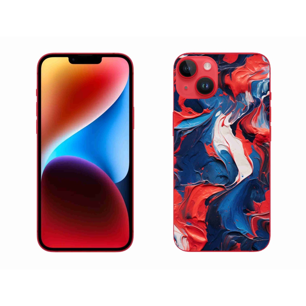 Gelový kryt mmCase na iPhone 14 Plus - abstraktní motiv 7