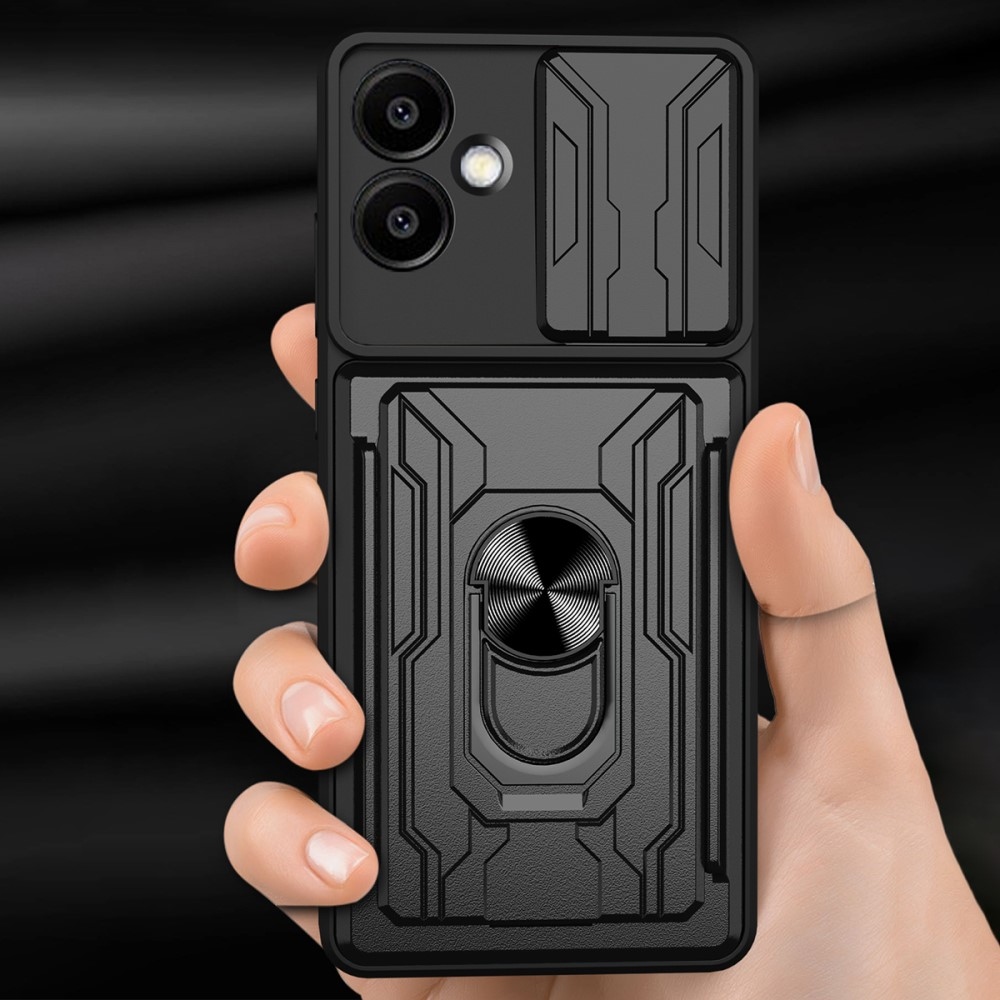Slider odolný kryt na Samsung Galaxy A06 4G - černý