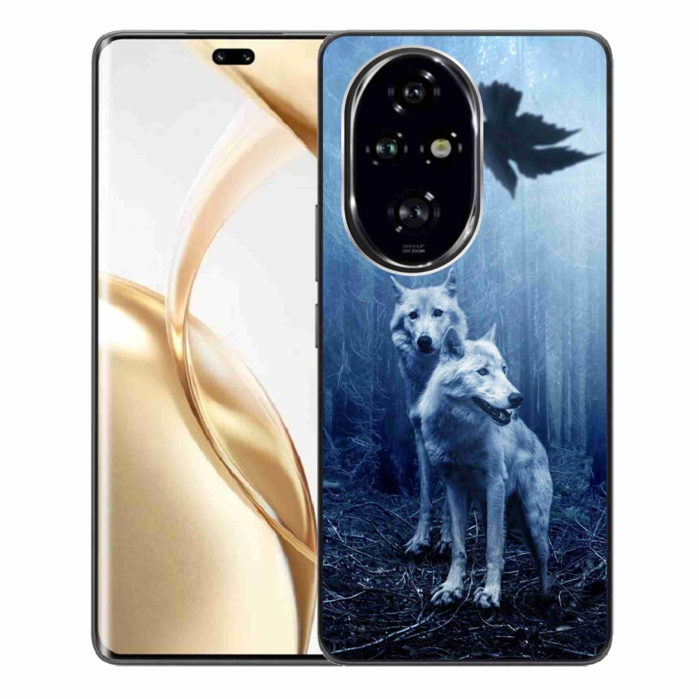 Gelový kryt mmCase na Honor 200 Pro 5G - vlci v lese