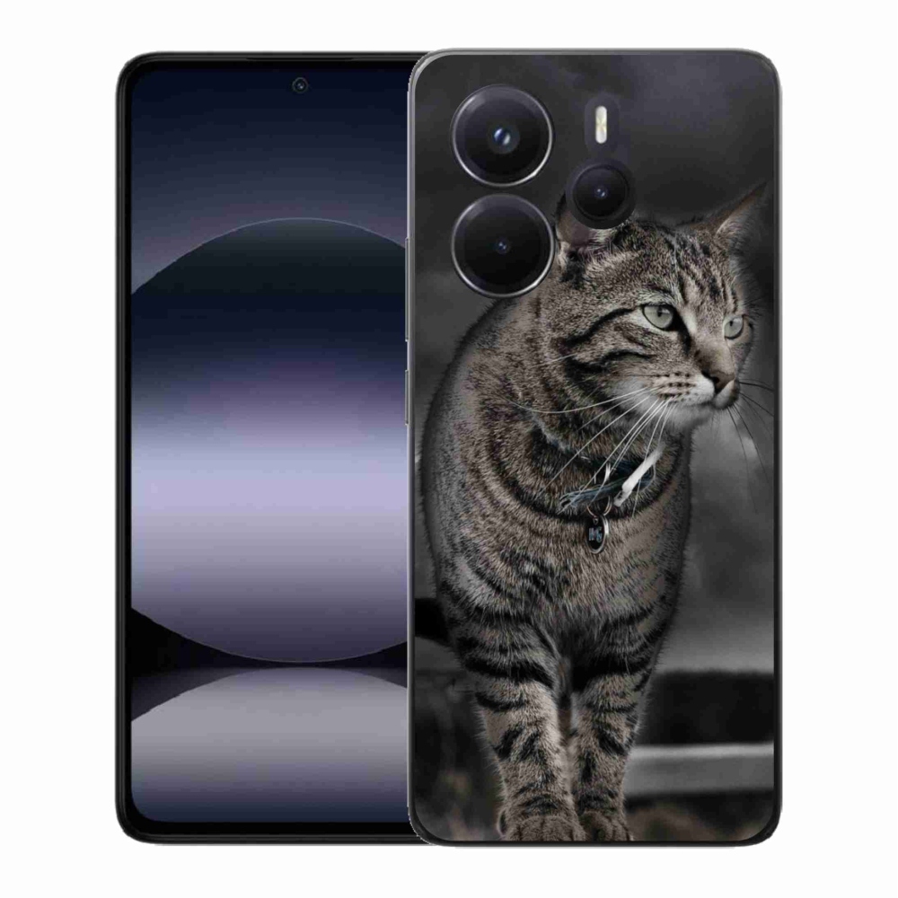 Gelový kryt mmCase na Xiaomi Redmi Note 14 - kočka