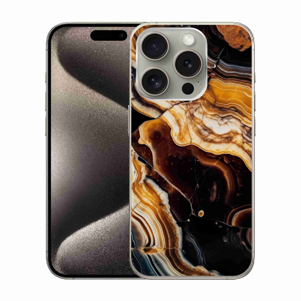 Gelový kryt mmCase na iPhone 15 Pro - abstraktní motiv 26