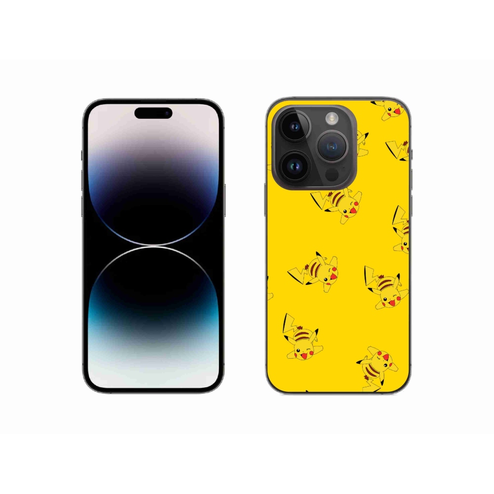 Gelový kryt mmCase na iPhone 14 Pro - pikachu