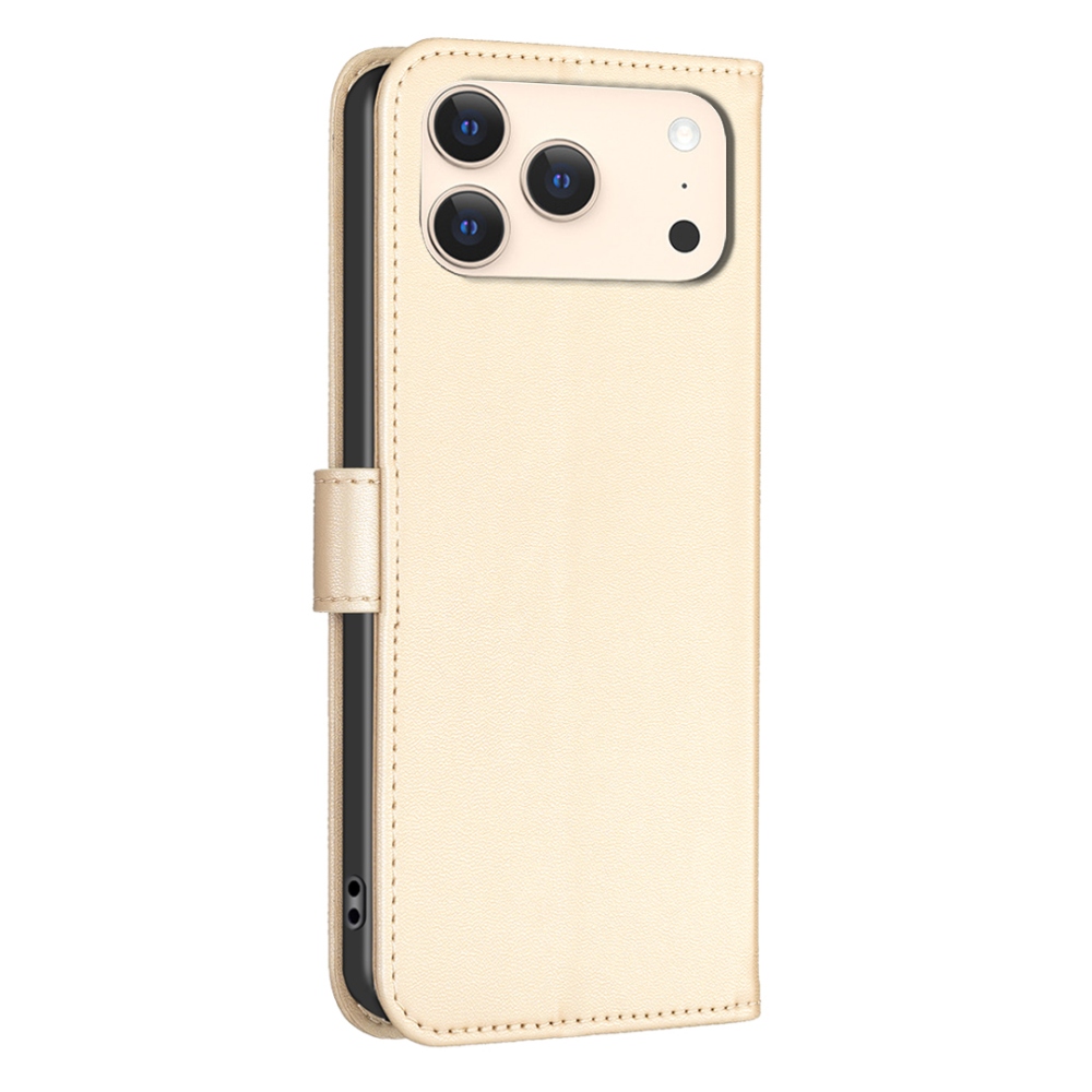 Clover knížkové pouzdro na iPhone 17 Pro Max - zlaté