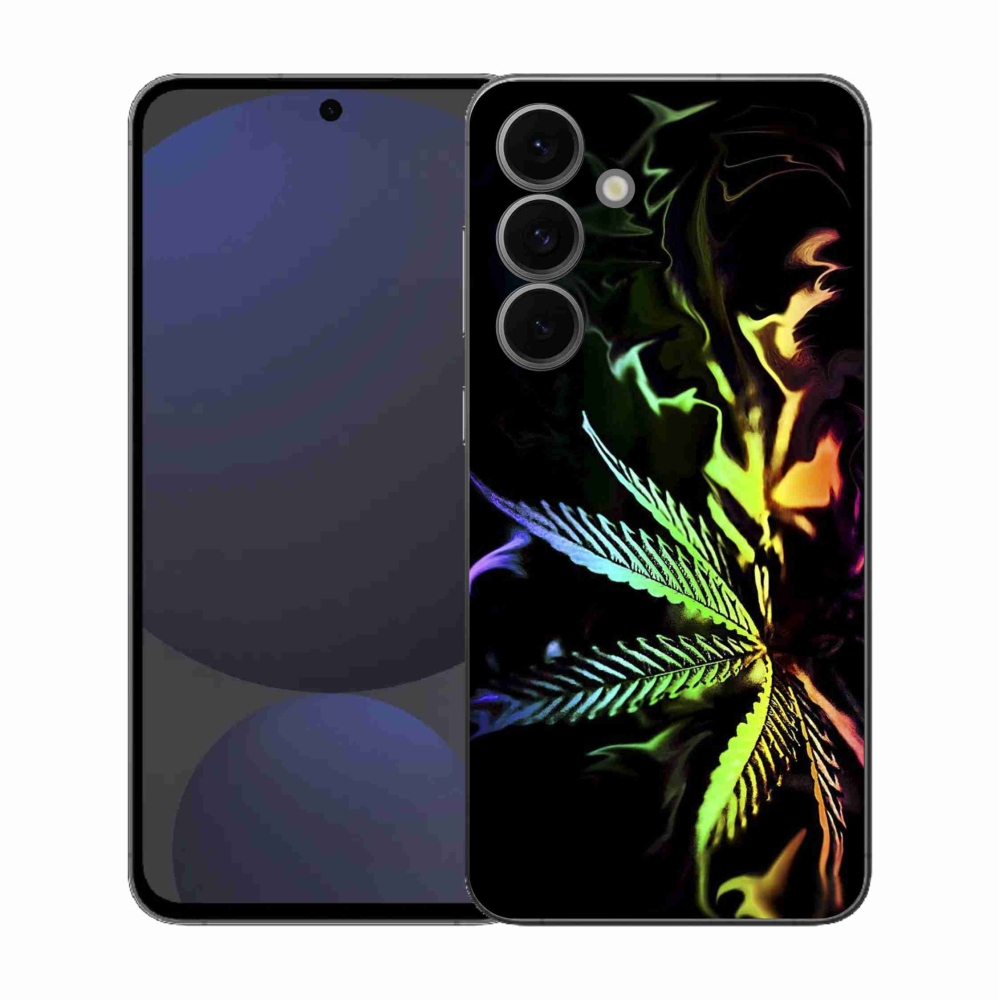 Gelový kryt mmCase na Samsung Galaxy S25 FE - konopí 2