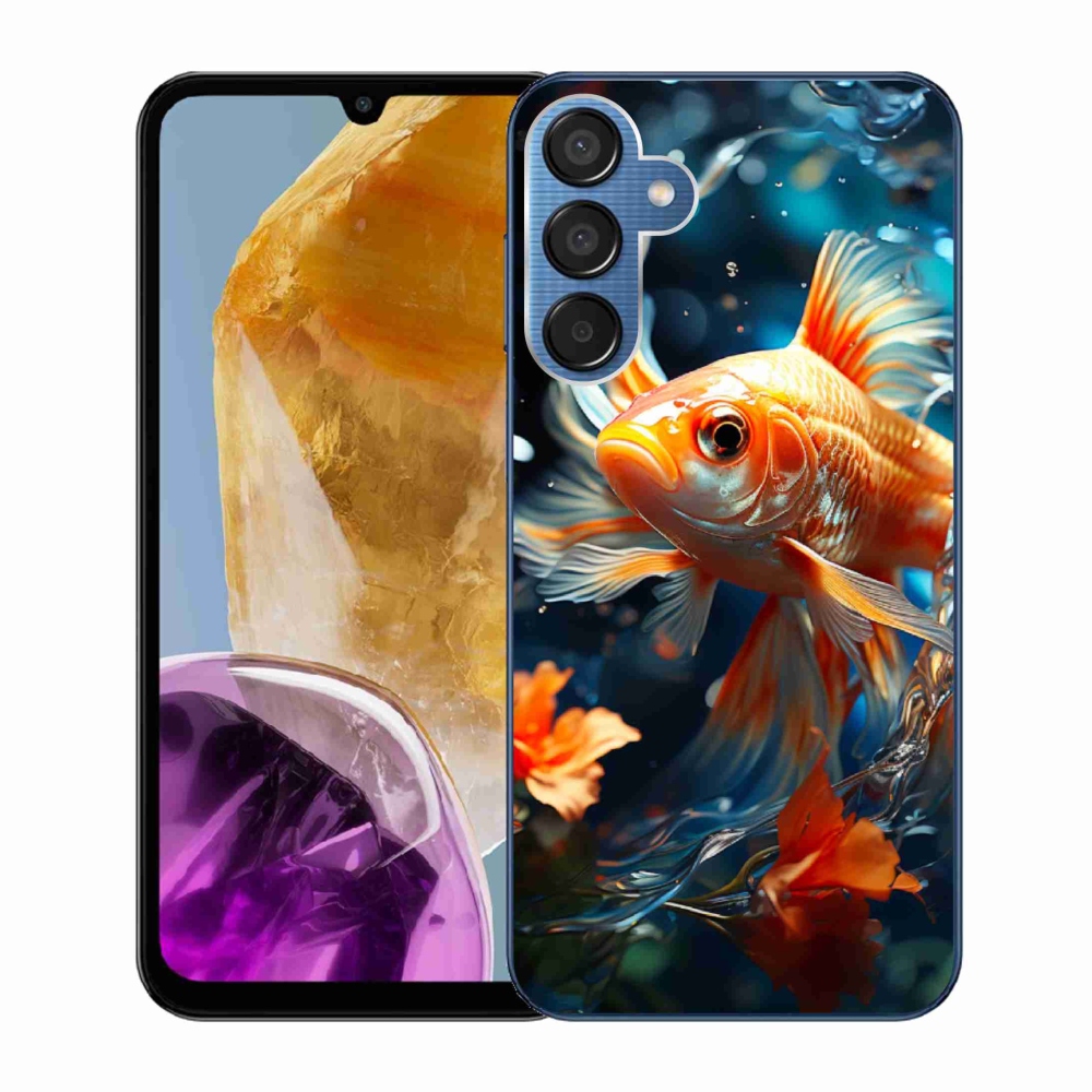 Gelový kryt mmCase na Samsung Galaxy M15 5G - rybka