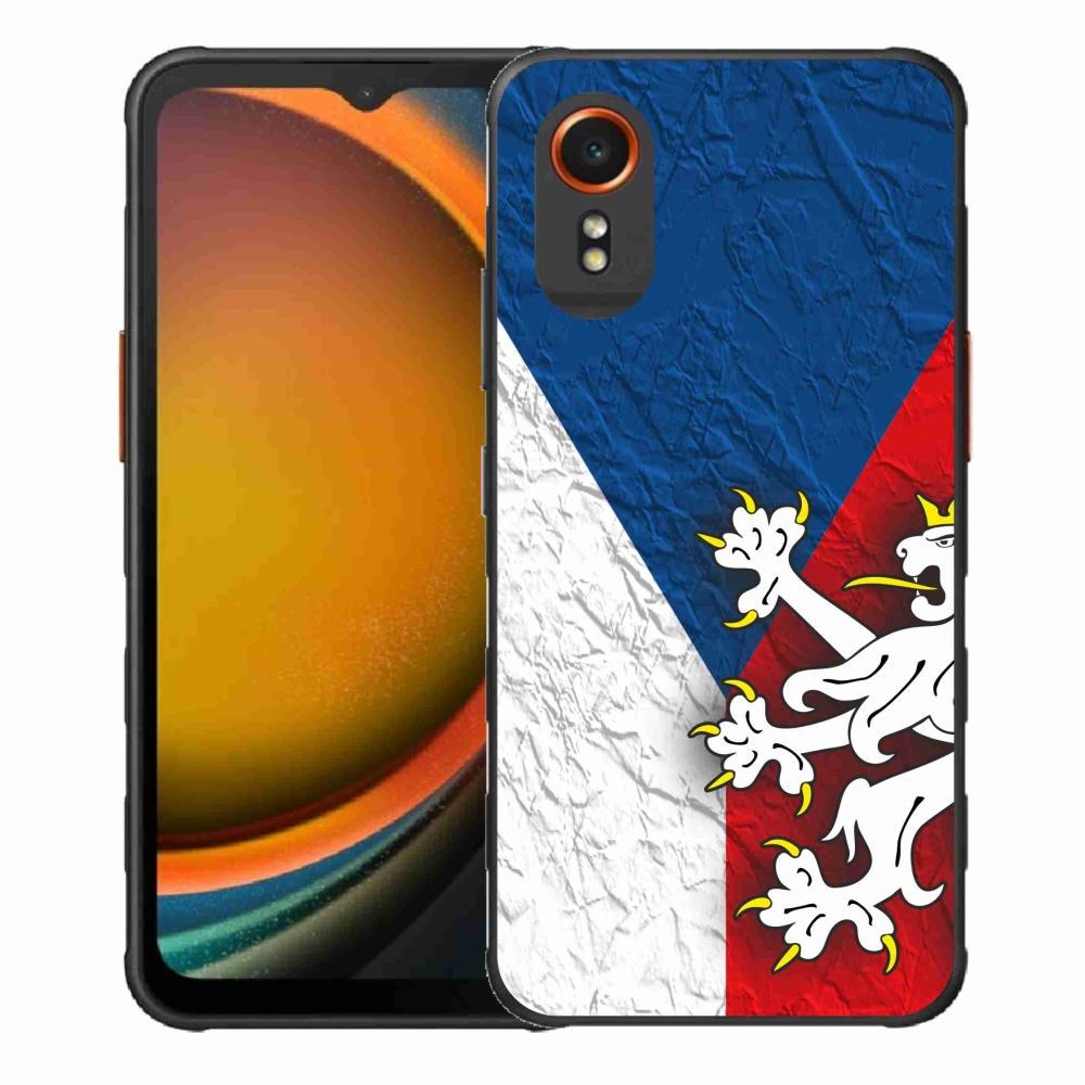 Gelový kryt mmCase na Samsung Galaxy Xcover 7 - česká vlajka 1