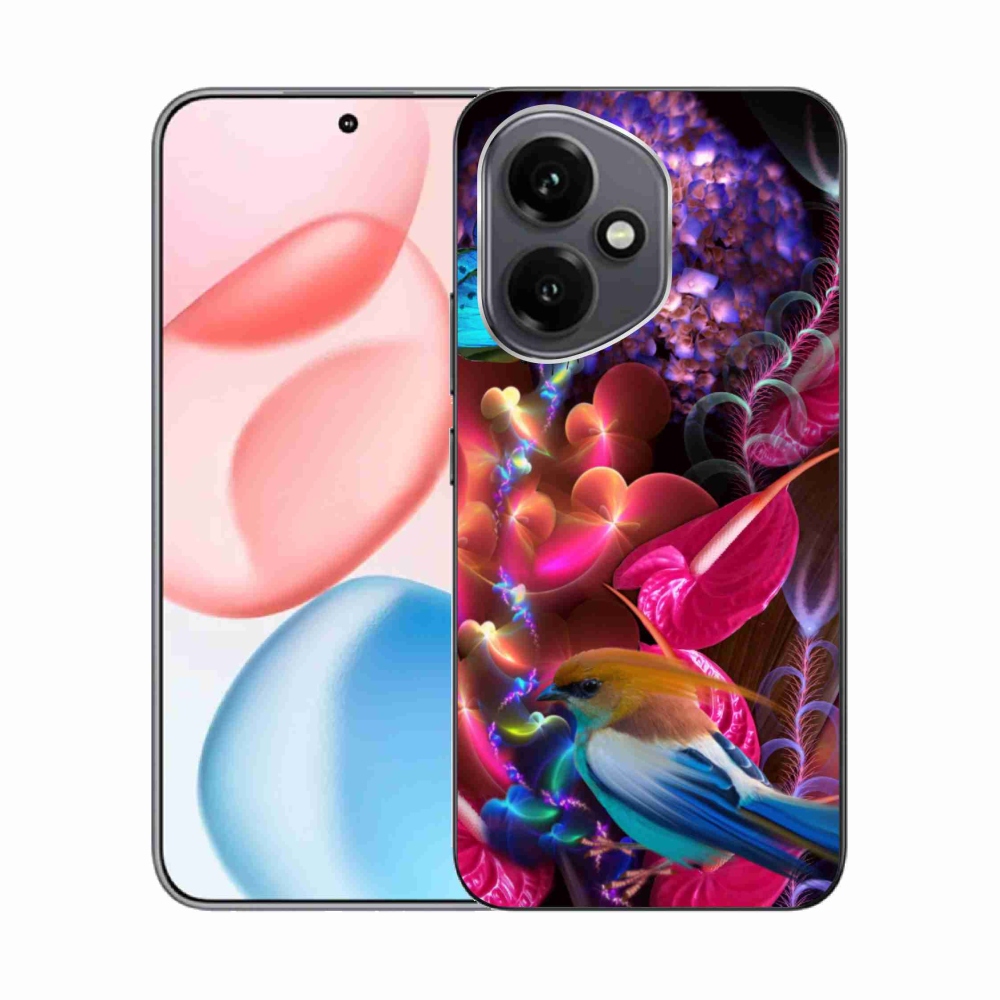 Gelový kryt mmCase na Honor 400 - barevné květiny
