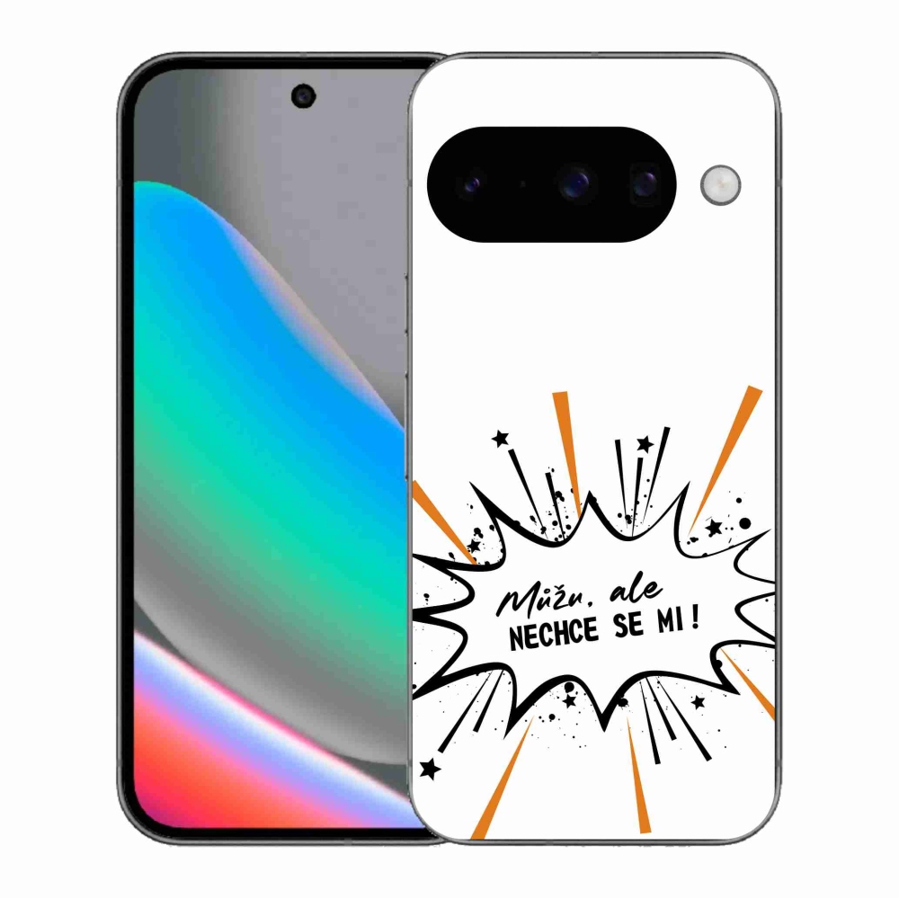 Gelový kryt mmCase na Google Pixel 10 - vtipný text 11 bílé pozadí