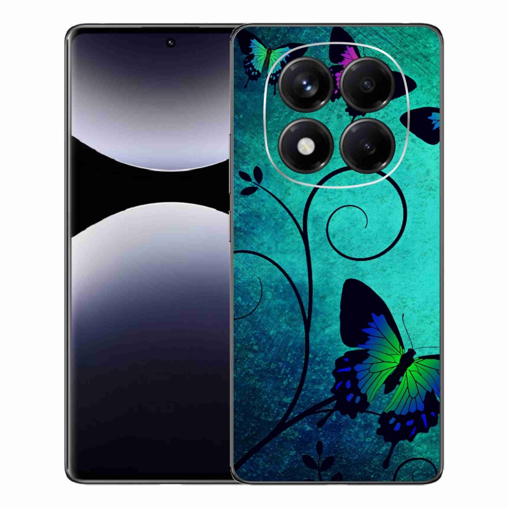 Gelový kryt mmCase na Xiaomi Redmi Note 14 Pro - barevní motýli