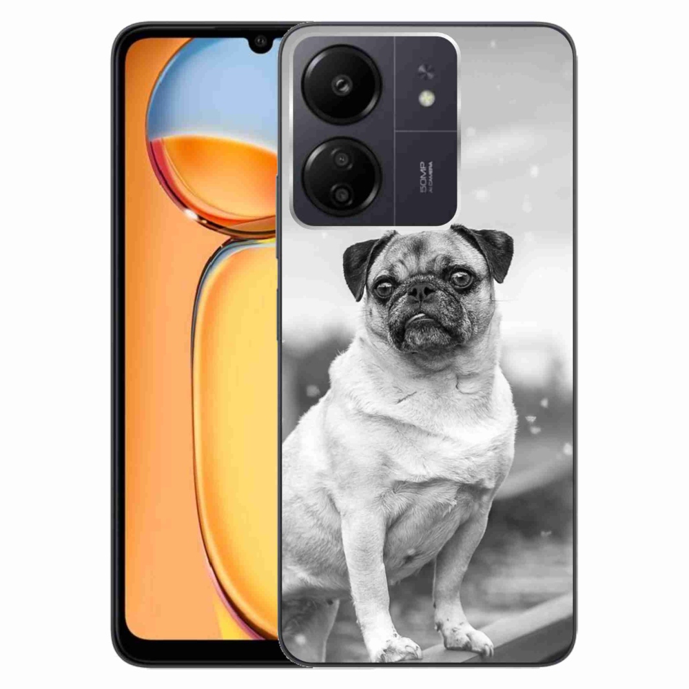 Gelový obal mmCase na Xiaomi Poco C65/Redmi 13C - mops