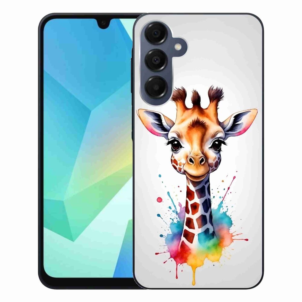 Gelový kryt mmCase na Samsung Galaxy A16 4G/5G - žirafa 1