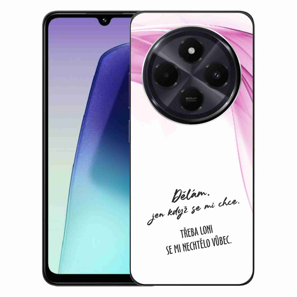 Gelový kryt mmCase na Xiaomi Redmi 14C/Poco C75 - vtipný text 12 bílé pozadí