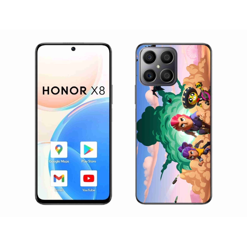 Gelový kryt mmCase na Honor X8 4G - brawl stars