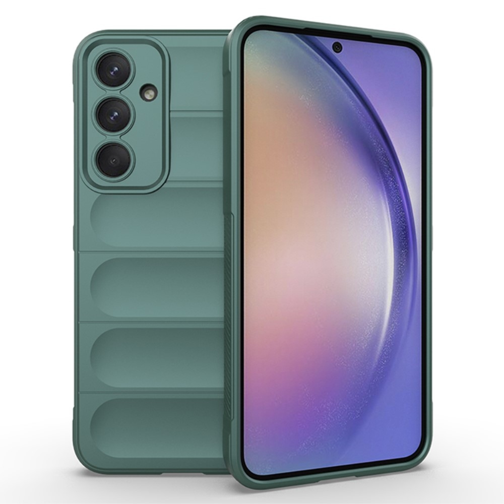 Rugg odolný gelový obal na Samsung Galaxy A35 5G - zelený